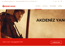 Tablet Screenshot of akdenizyangin.com